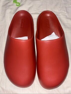 Bombas men Red Slip-On Foam Clogs